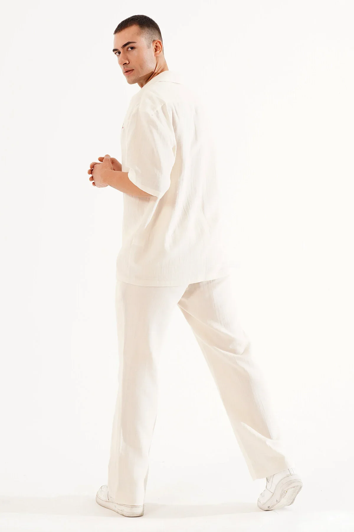 Erkek Krem Pantalon