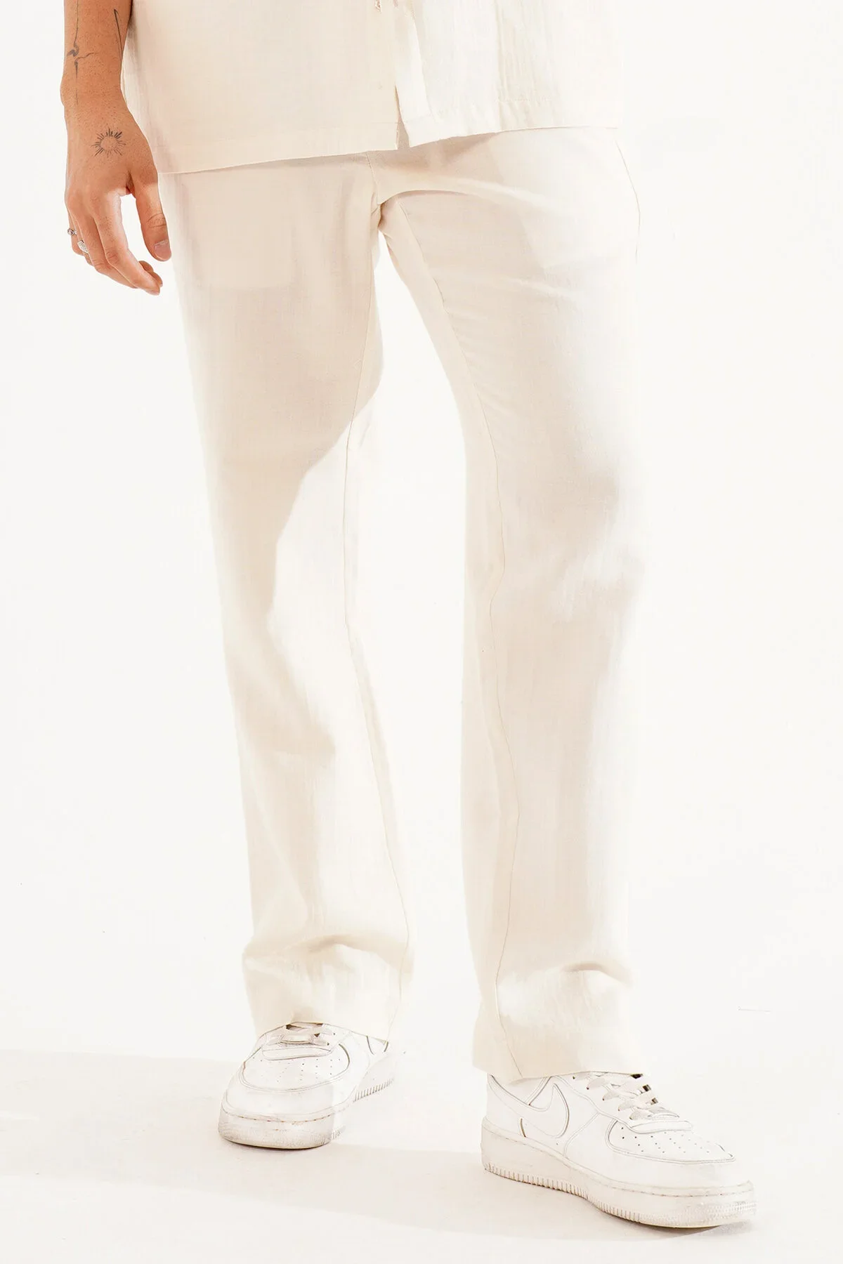 Erkek Krem Pantalon